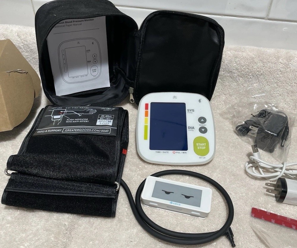 Greater Goods 0040 Bluetooth Arm Blood Pressure Monitor, Adult Large Cuff