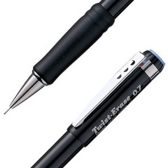 Pentel Twist-Erase III Mechanical Pencil, 0.7mm, Black Barrel, 12 Pack