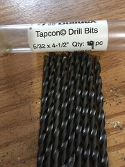 Climashield® 5/32″ 4-1/2″ OAL 0.190″ Shank 2 Flute Hammerdrill Bit QTY 9