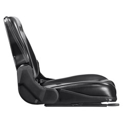 Universal Forklift Seat, Fold Down Tractor Seat with Adjustable Angle Back and M