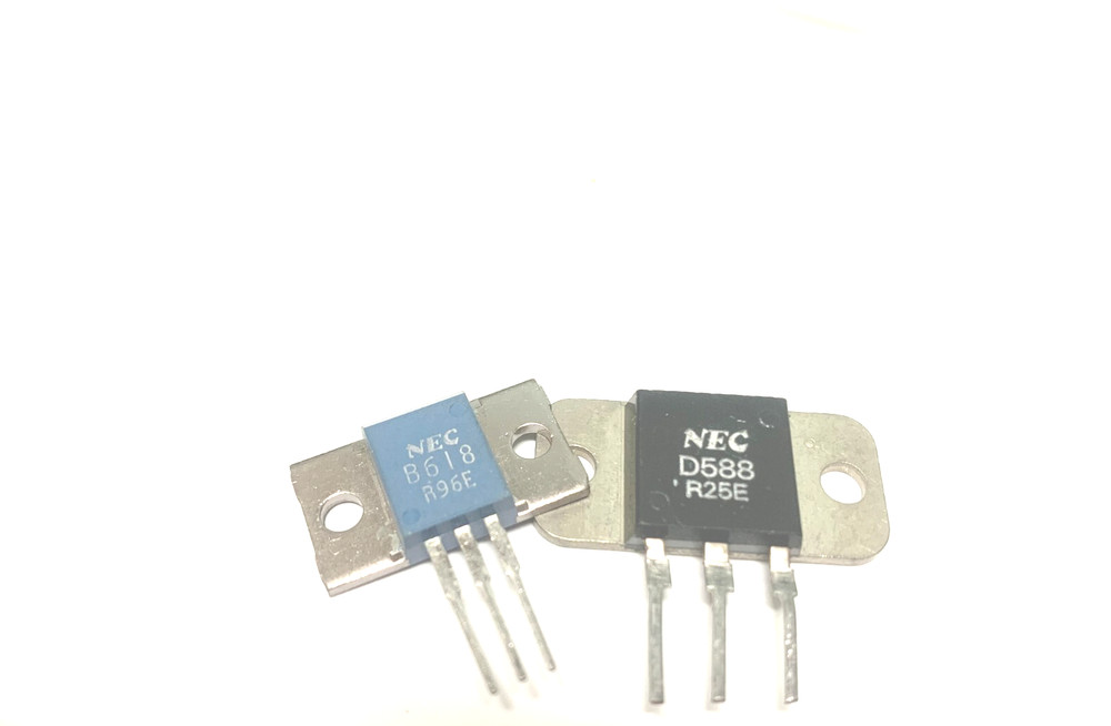 2SB618+ 2SD588 NEC PNP+NPN 150V 7A Transistor HPAK