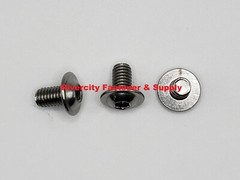 (25) M6-1.0×10 Stainless Flange Button Head Allen Cap Screws M6x1.0x10mm Screw