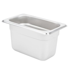 6 PACK 1/9 Size Stainless Steel 4″ Deep Steam Prep Table Food Pan Buffet Hotel