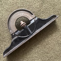 Vintage The L S Starrett Co., Athol Mass.. Protractor Head No. 490 🇺🇸