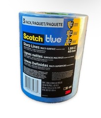 SCOTCH BLUE Multi-Surface Painter’s Tape, 1.88 Inches x 60 Yards, 3PK