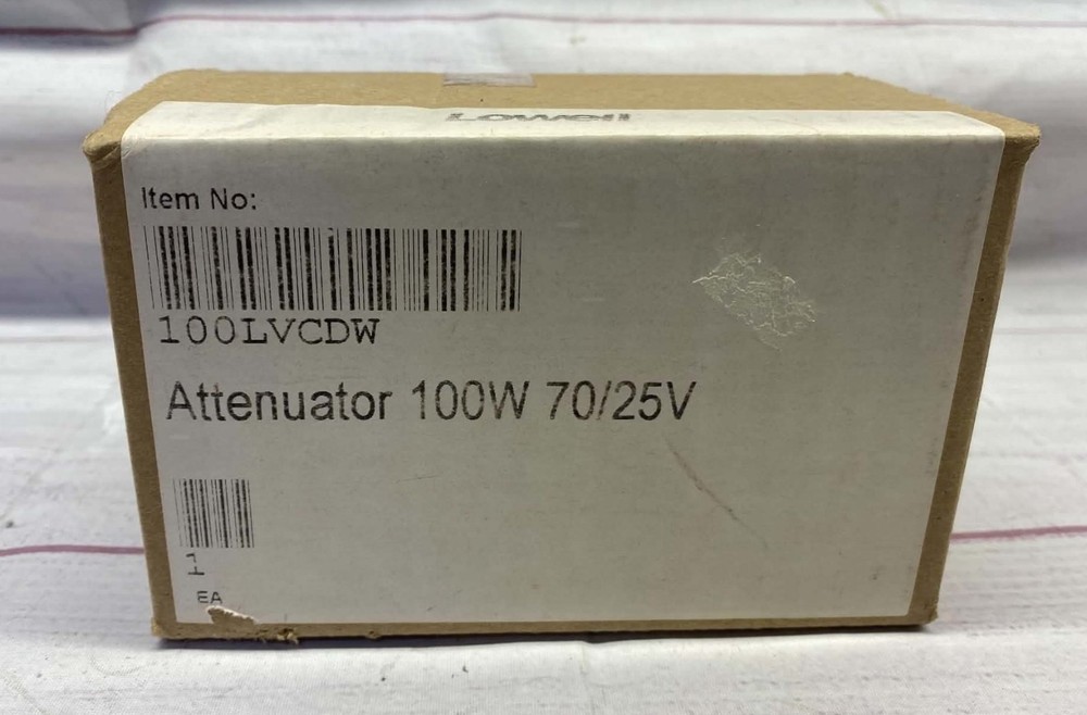 Lowell 100LVCDW 100W Attenuator 70/25V