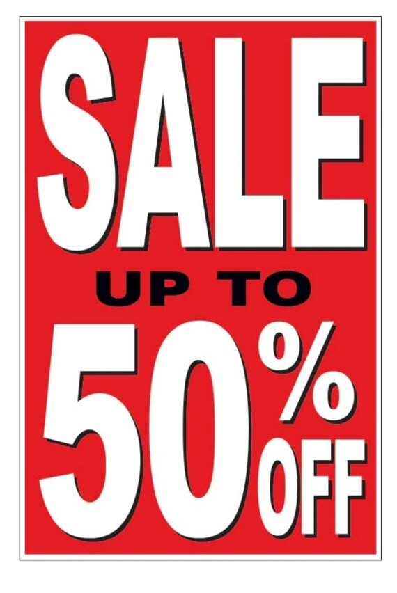 4 Less CO 24X36 Inch SALE up to 50 PERCENT off Poster Retail Business Store Wind