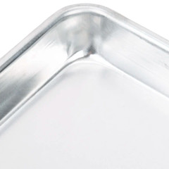 (6-Pack) 1/8 Size Aluminum Bun Sheet Baking Pan Serving Tray 6 1/2″ x 9 1/2″ NEW