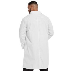 Professional Lab Coat for Men, Long-Sleeve, Unisex White Lab Coat, Adult Men’…