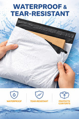 Kelvo Poly Mailer Shipping Bags Self Seal Waterproof 10×13 12×15.5 Choose Qty