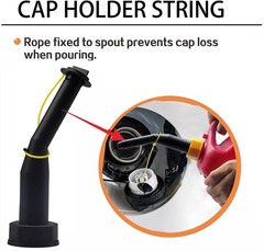 Gas Can Spout Replacement Old Style with Flexible Pour Nozzle Coarse and Fine Th