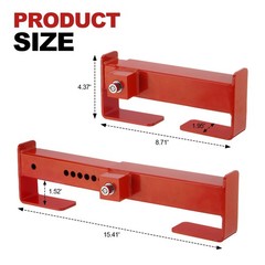 Steel Cargo Door Lock Shipping Container Lock w/ 2 Keys Heavy Duty Security Red