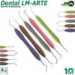 Dental Composite Filling Instruments Set Of 5-Pcs Silicone Handle Colorful New