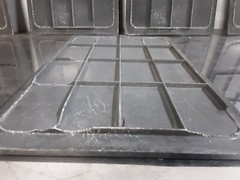 **LOT OF 5** EXPRESSLY & NBSP; HUBERT GRANITILES FULL SIZE BLACK TILE for buffet