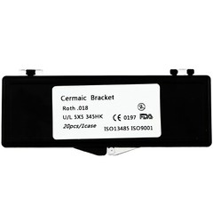 Ormaer 3M Dental Orthodontic Ceramic Brackets Roth MBT 022 Slot 3 4 5 Hooks Mesh