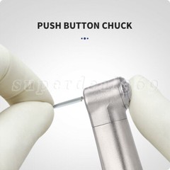 Dental 1:1 LED Fiber Optic Handpiece Internal Spray Push Button Contra Angle USA