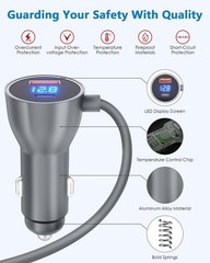 Starlink Mini Cable Car Charger 10FT Starlink Mini Power Cable DC 12V 24V Cig…