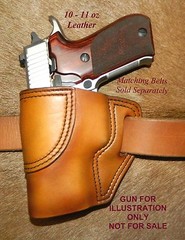 Gary C’s Avenger OWB Left Hand HOLSTER Sig Sauer P220 Carry 3.9″ Heavy Leather
