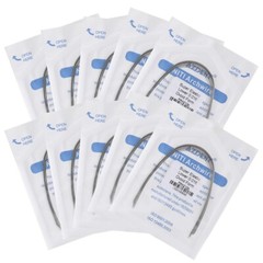 100pcs Dental Ortho Super Elastic NITI Arch Wire Round Ovoid/Natural Form/Square