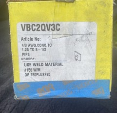Erico Cadweld VBC2QV3C Graphite Weld Mold B806A01 Exothermic Grounding Mold OEM