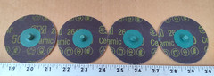 3M 01406 Green Corps Roloc Disc 3M 1406 3 inch, 50YF Grit (4 discs per box)