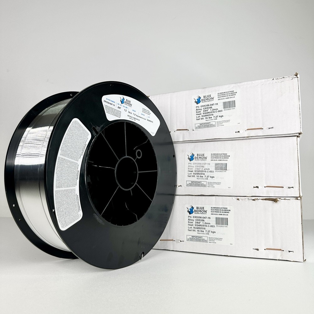 BLUE DEMON ER5356🔵 | 16 LB X .047” ALUMINUM WELDING WIRE SPOOL (10 AVAILABLE)✨