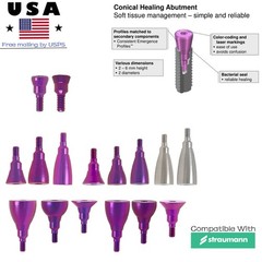 US Closure Cover Healing Cap Abutment For ITI Straumann B0ne Level Tapered RC/NC