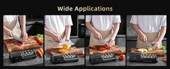 Electric Knife Sharpener with 4-Stage Sharpening (Repair, Coarse, Medium, Fine &