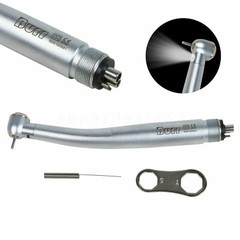 10X Dental Fiber Optic LED E-generator Handpiece Triple 4 Hole for KAV UDM4