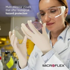 Microflex 10-754 Daily Defense Disposable Latex Gloves Cleaning Food Prep First