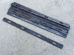 Sandbaggy X Flat Ties For Concrete Forms (0.82″ x 14.4″) – 11 Ga Steel – 8″ Wall