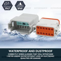 NEW 1750PCS Deutsch DT Connector Plug Kit With Deutsch Crimp Tool Auto Marine