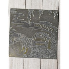 Vintage 1976 Bicentennial Political Cartoon Printing Plate Uncle Sam Pollution