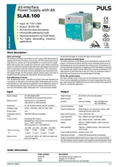 PULS 30.5V 8A AS-Interface Power Supply SLA8.100
