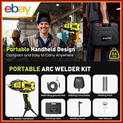 Portable ARC Welder 20-200A IGBT Handheld Stick Welding Machine Kit 110V