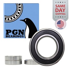 (4) 6211-2RS Premium Rubber Seal Ball Bearing C3 EMQ, 55x100x21, 6211 2RS 6211rs