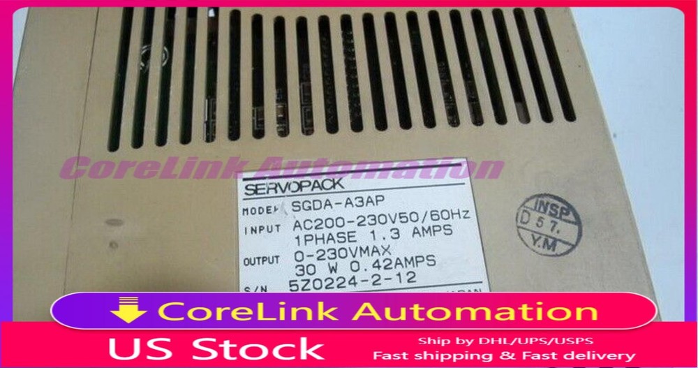 1PC YASKAWA SERVO Driver SGDA-A3AP Refurbished 180 days Warranty #