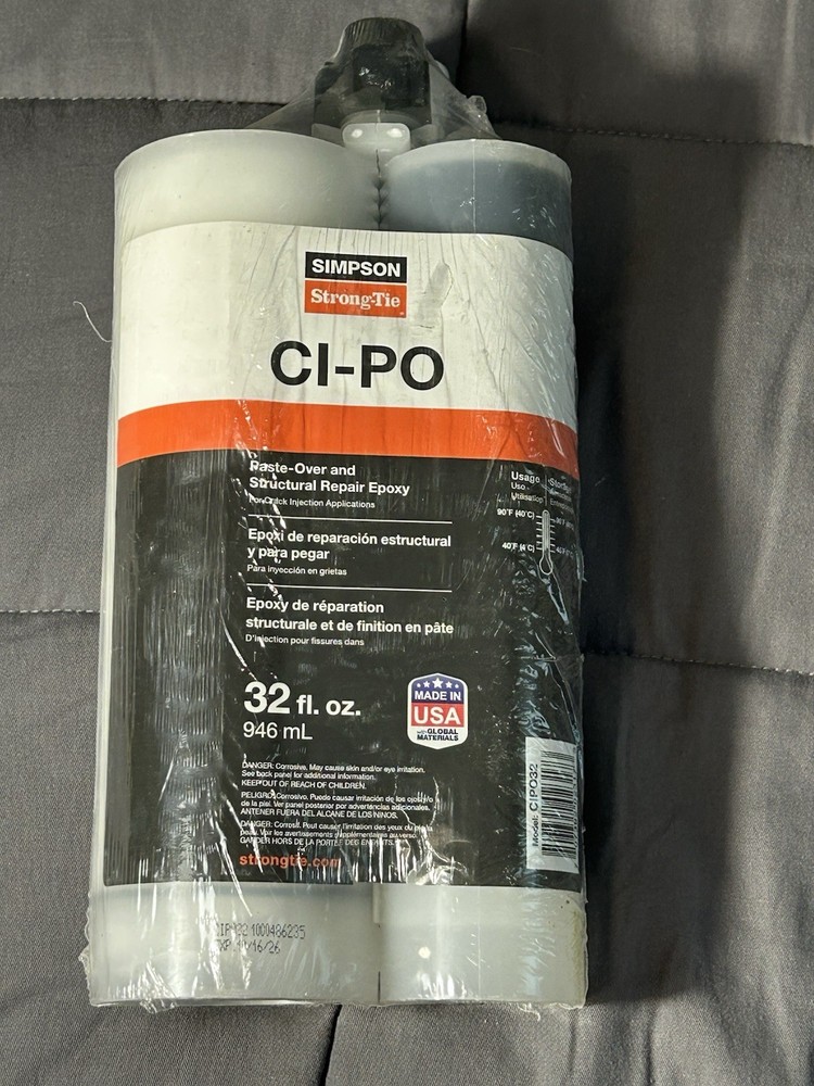 Simpson Strong-Tie CIPO32 PASTE-OVER EPOXY AND CRACK SEALANT 32OZ