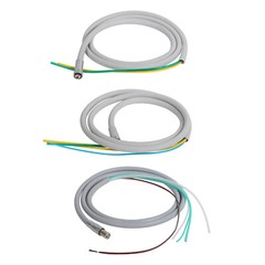 Dental High Speed Handpiece Tubing Hose Midwest 4 Hole Fiber Optic 6 Pin 2 Holes