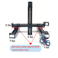 Multi-axis Mini T-type Gantry Linear Guide Stage XYZ Slide Table Stepper Motor