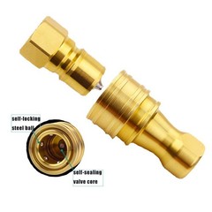 8Set Carpet Cleaning Brass 1/4″ 0.25in Quick Disconnect for Wand Hoses Fast Ship