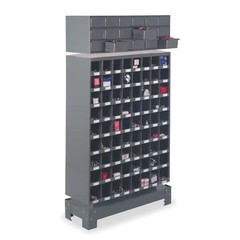 Mfg Steel, Compartment Drawer, 9 7/8 in D x 2 1/8 in H x 13 5/8 in W