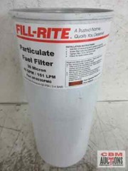 NEW OLD STOCK! FILL-RITE 30 MICRON 40GPM/151LPM PARTICULATE FUEL FILTER F4030PM0
