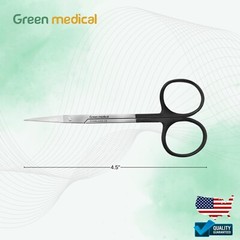 Supercut TC Iris Scissors 4.5″ Straight, Plastic Surgery Delicate Scissors