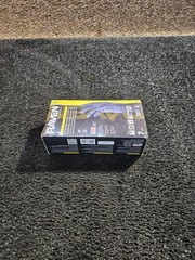 (QTY 400) SAS 66519 Raven Black Nitrile Gloves Powder Free 7mil Version, XL