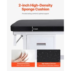 Uimoso Medical Exam Table with Storage Drawers and Shelf for Clinics