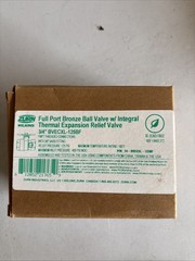 Zurn Ind. 3/4” Full Port Bronze Ball Valve w/ Integral Thermal 34-BVECXL-125BF