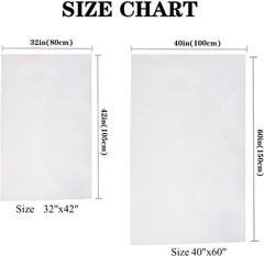 5 Pack 32*42 inches Clear Plastic Storage Bags Dustproof Moistureproof Jumbo …