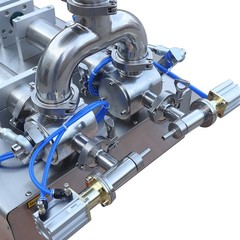 Liquid Paste Filling Machine Horizontal Pneumatic 50-500ml 800W Double Head