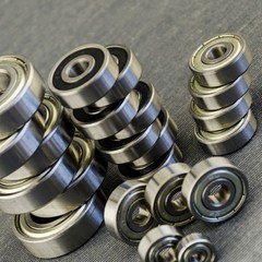 Double Sealed 629-2RS Deep Groove Ball Bearing Carbon Steel 10Pcs